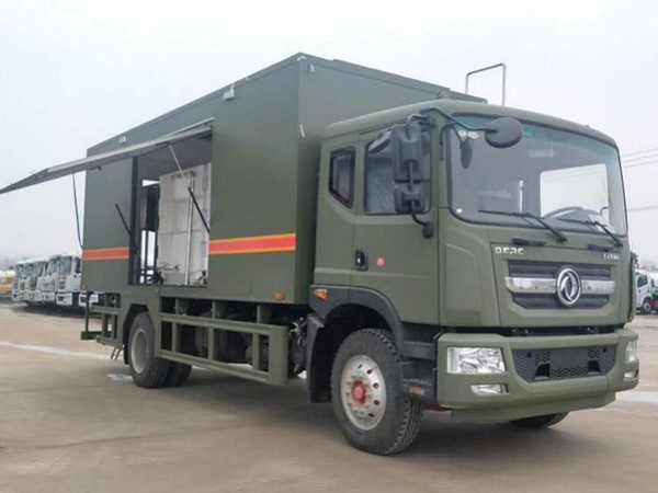 Dongfeng D9 4X2 mobile water purification truck