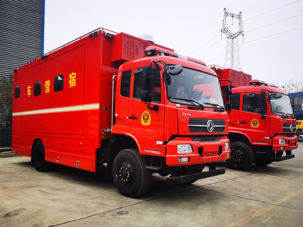 Dongfeng Tianjin 4X4 24-person camping truck