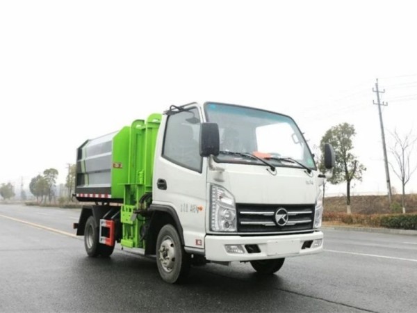 KAMA 4X2 Side mounted Bucket Garbage Truck