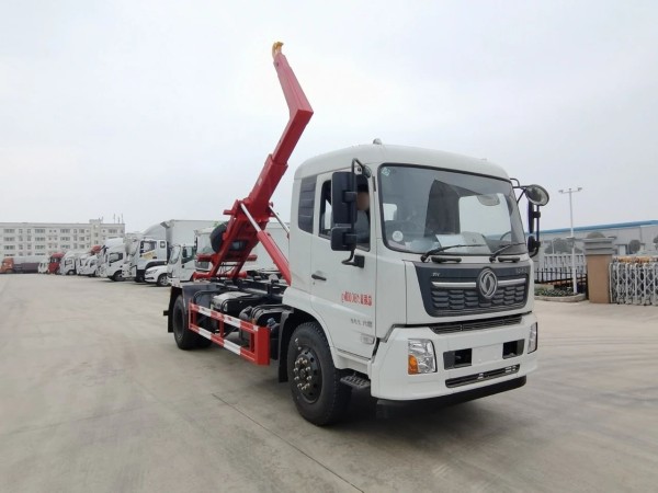 Dongfeng Tianjin 4X2 Hook arm Garbage Truck