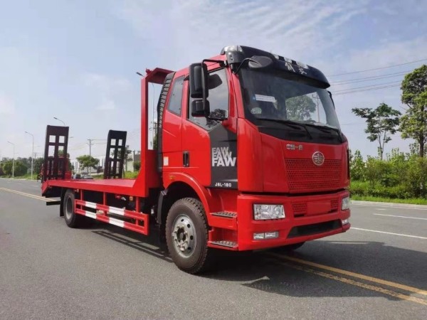 Jiefang J6L 4X2 flatbed transport vehicle